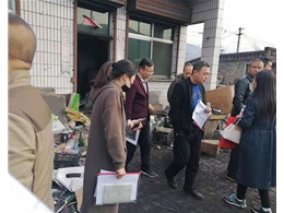 縣委、鎮(zhèn)府領(lǐng)導(dǎo)煤改電驗收工程